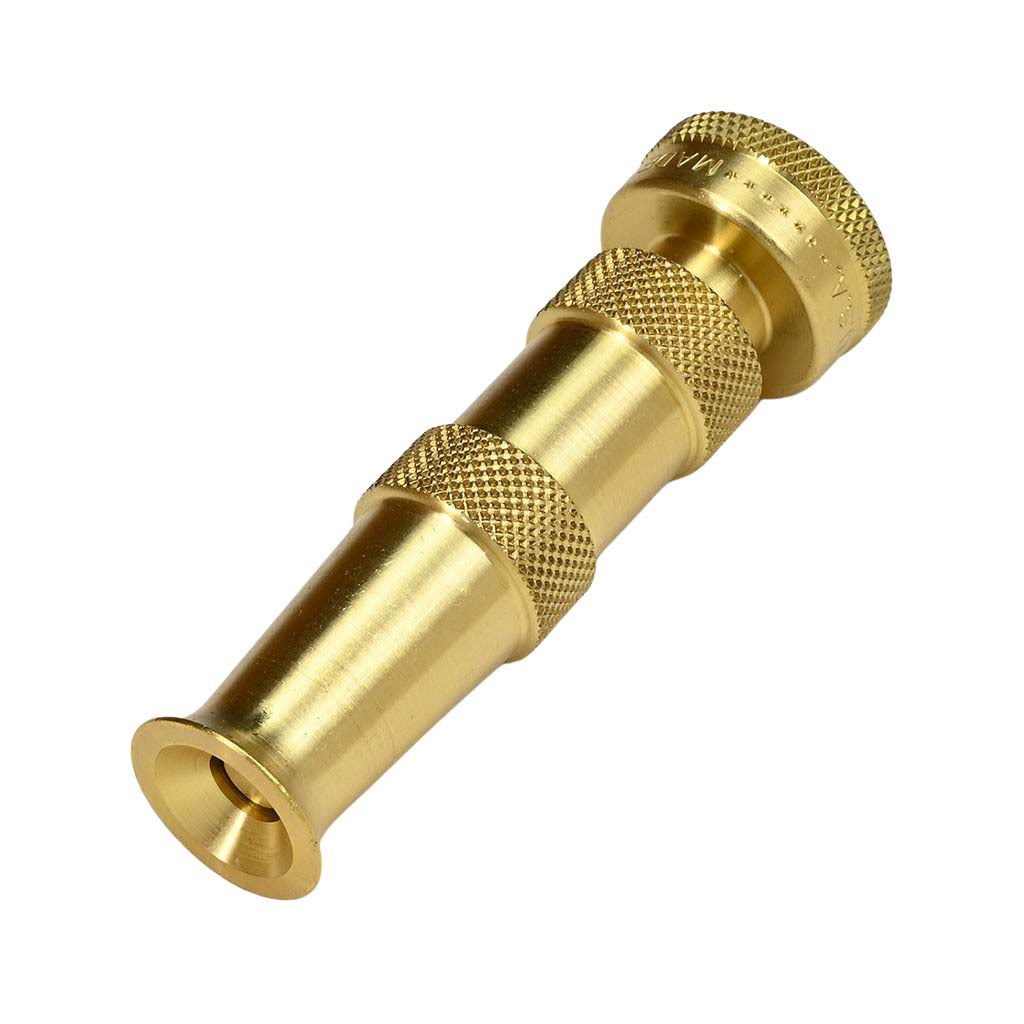 Brass Adjustable Water Nozzle by Dramm