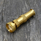 Brass Adjustable Water Nozzle by Dramm connection end
