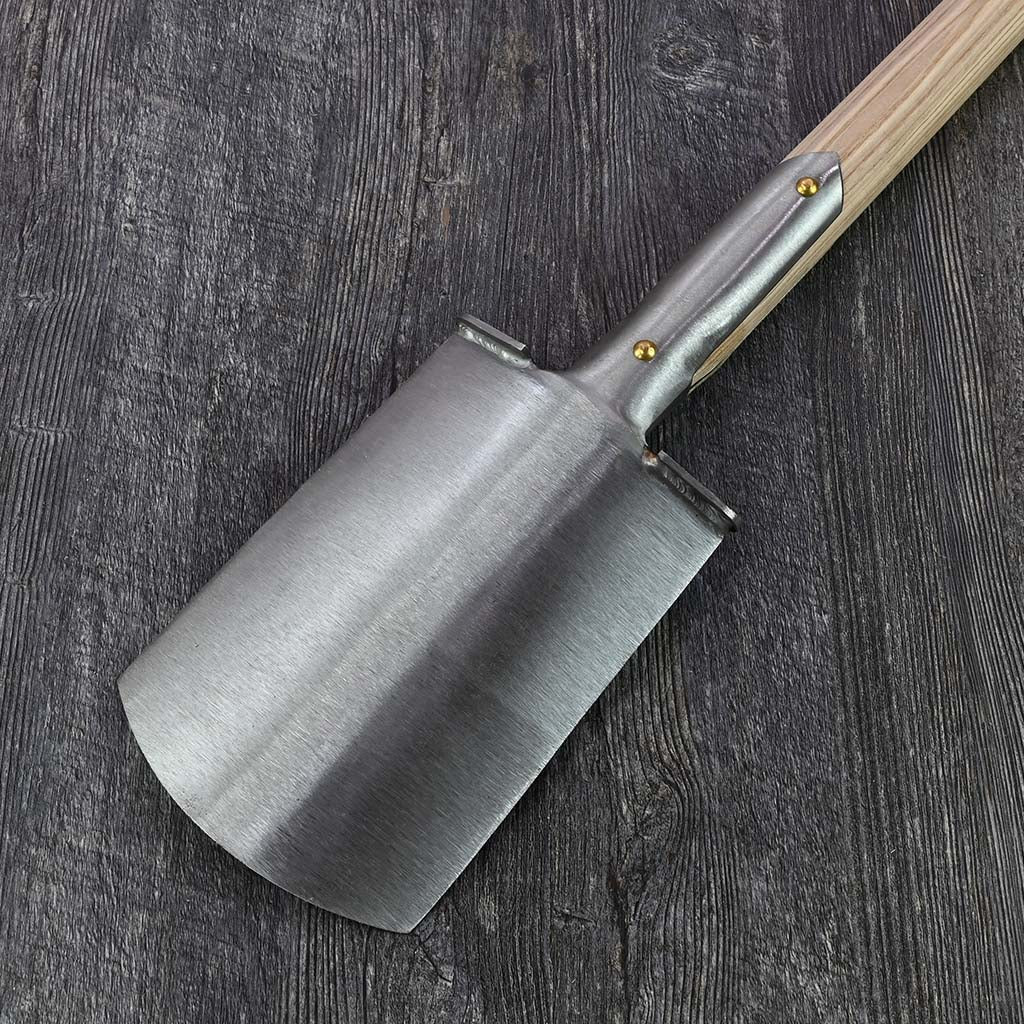 Sneeboer Garden Border Spade - Knob Handle - blade back