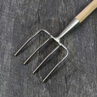 Sneeboer Children’s Garden Fork - tines back view