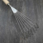 Sneeboer Raised Bed Leaf Rake - tines top view