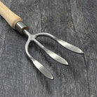 Sneeboer Raised Bed Hand Garden Fork - tines front view